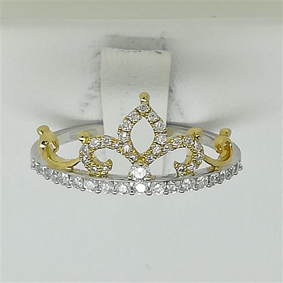 Ring Godenzi Gioielleria Woman in Gold Diamante 0.32 Ct 28518R-14 - 28518R-14